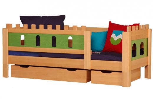 Kinderbett DeBurg mit Schubkasten
