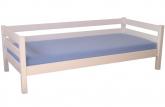 Kinderbett Green Karo weiss