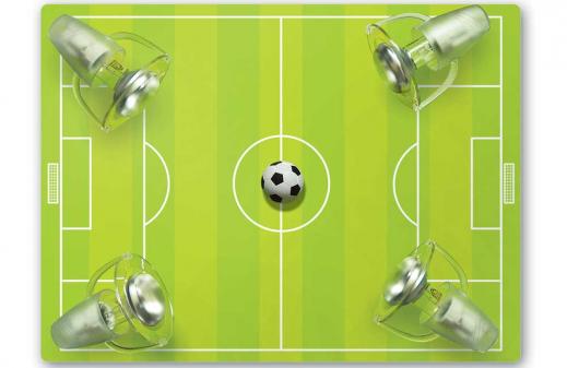 Kinderlampe Fussballfeld