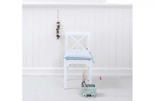 Oliver Furniture Kinderstuhl Kreuz weiss