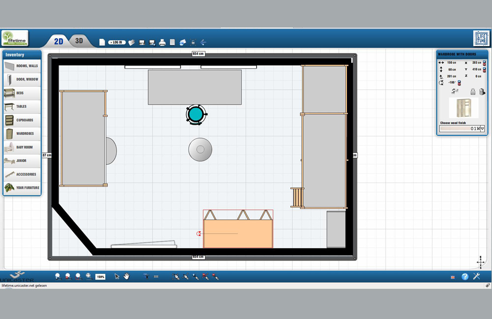 Onlineplaner für das Kinderzimmer