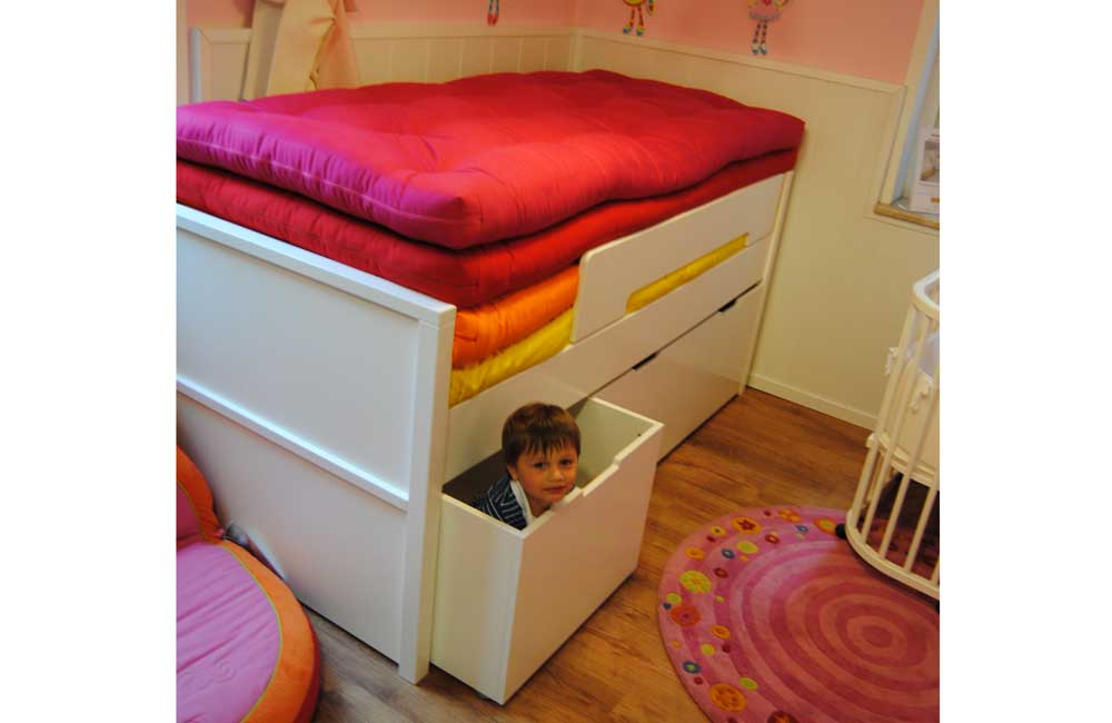 Halbhohes Bett Schu-bi-du von Green at home